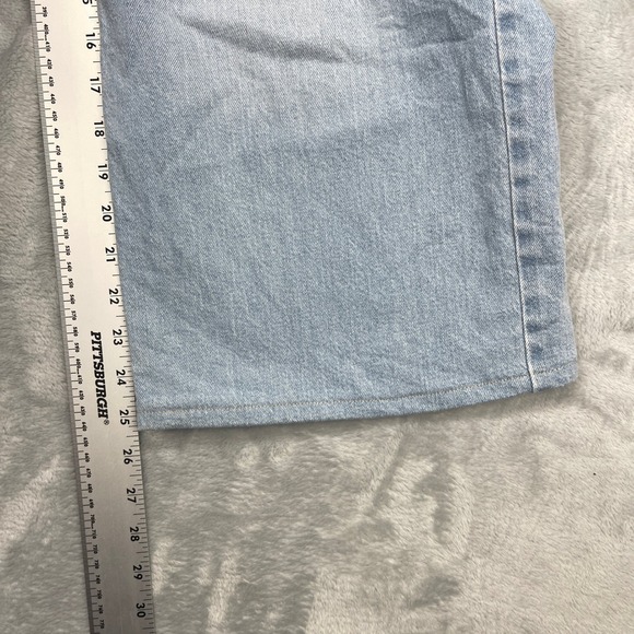 Universal Thread Jeans Womens 8 Blue Denim Light Wash High Rise Wide Leg Outdoor - Picture 8 of 9